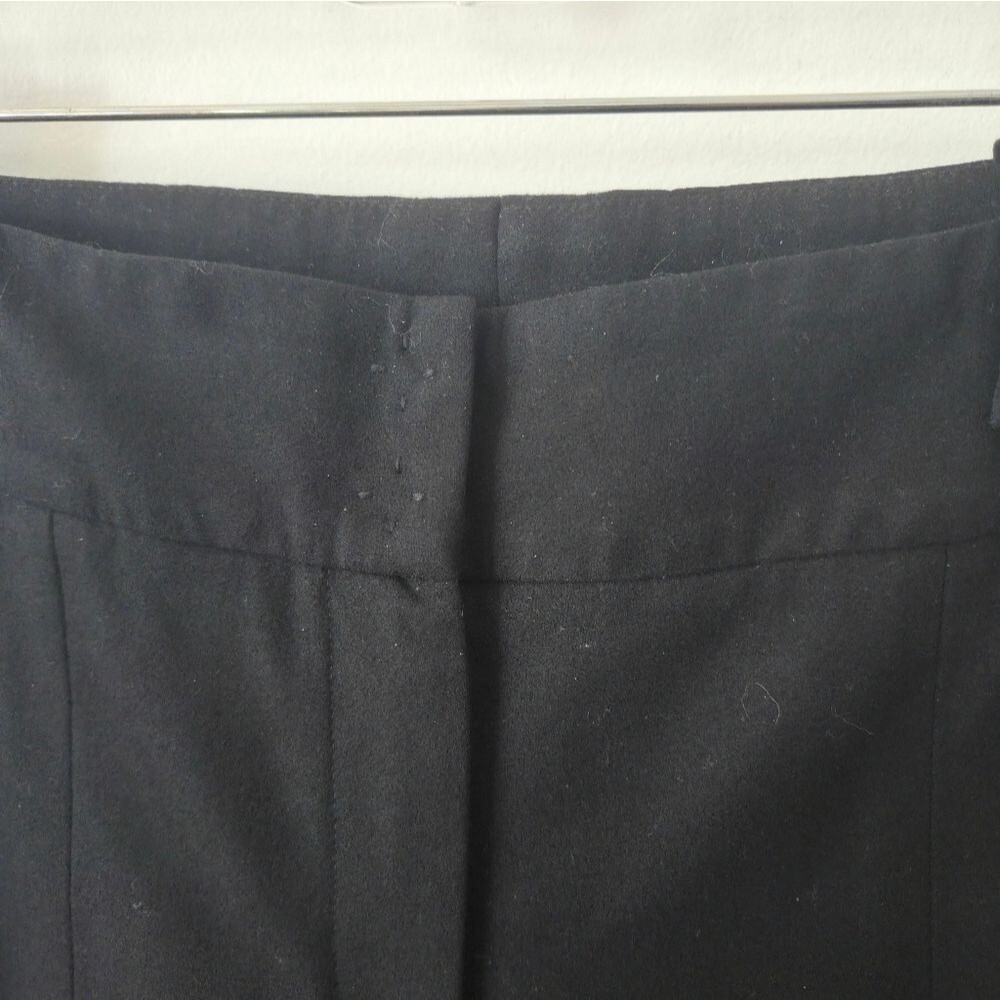 AKRIS Bergdorf Goodman Black Wool Dress Pants Women Size 12 Retro Minimalist - Picture 5 of 10